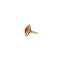 Bague 51 Bague marquise en or jaune 18K avec corail et diamants 58 Facettes REF2394-116