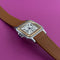 Montre Cartier Santos Galbée Anniversaire - Montre quartz réf. 1566 58 Facettes 020