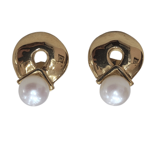 Boucles d'oreilles Boucles d'oreilles - Perles et or 18k 58 Facettes PE300