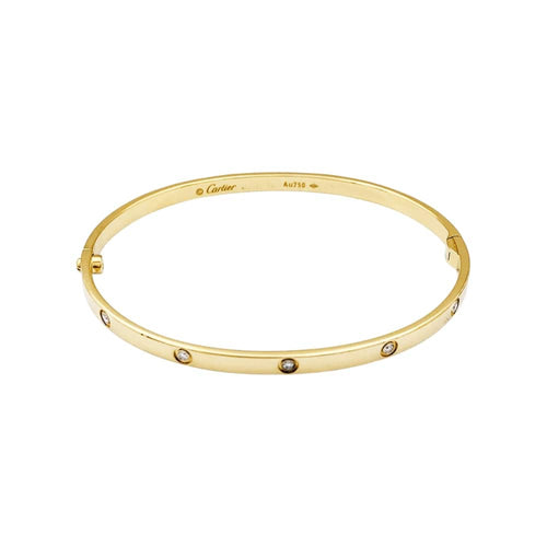 Bracelet Bracelet CARTIER, "Love", or jaune, diamants. 58 Facettes 35503