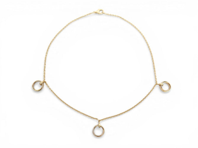 Collier Cartier Trinity Charms - Collier 3 anneaux en or 18k 41 cm 58 Facettes 273861