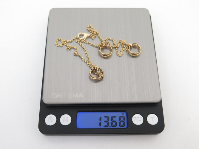 Collier Cartier Trinity Charms - Collier 3 anneaux en or 18k 41 cm 58 Facettes 273861