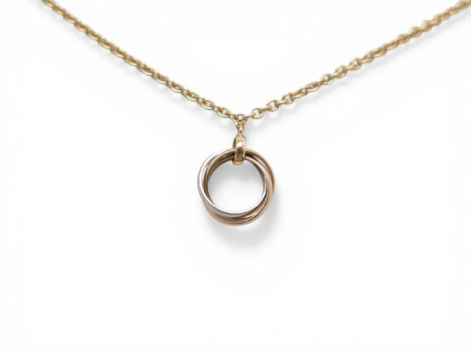 Collier Cartier Trinity Charms - Collier 3 anneaux en or 18k 41 cm 58 Facettes 273861