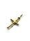 Pendentif Pendentif crucifix en or jaune et or blanc 18 carats 58 Facettes 1734940