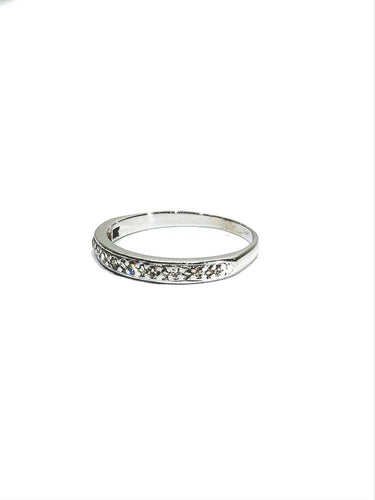 Bague 52.5 Bague en or blanc 18 carats et diamants 58 Facettes 1734950