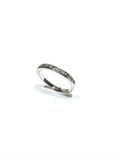 Bague 52.5 Bague en or blanc 18 carats et diamants 58 Facettes 1734950