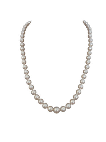 Collier Collier - Perles de culture Akoya avec fermoir en or blanc 18K et diamants 58 Facettes 928
