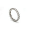 Bague 48 Alliance américaine - Bague en or blanc et diamants 58 Facettes 260082R