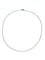 Collier Chaîne en maille forçat en platine 58 Facettes 1735012