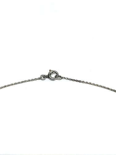 Collier Chaîne en maille forçat en platine 58 Facettes 1735012
