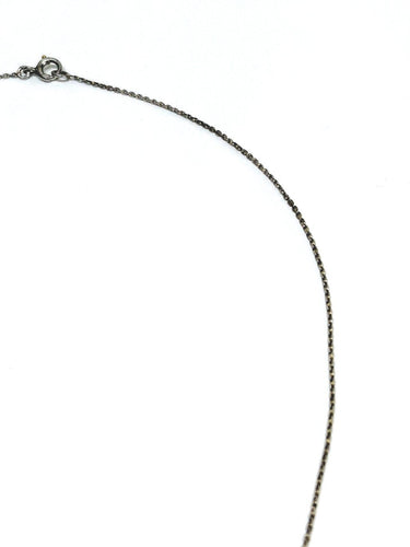 Collier Chaîne en maille forçat en platine 58 Facettes 1735012
