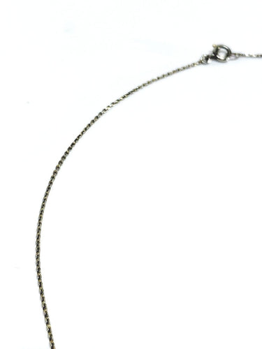 Collier Chaîne en maille forçat en platine 58 Facettes 1735012
