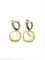 Boucles d'oreilles Boucles d’oreilles pendantes en or jaune 18 ct et nacre 58 Facettes 1735042
