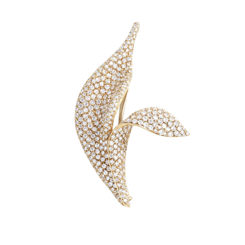 Broche Broche Épi en or rose et diamants 58 Facettes 65000027