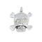 Vanité - Pendentif en or blanc et diamants