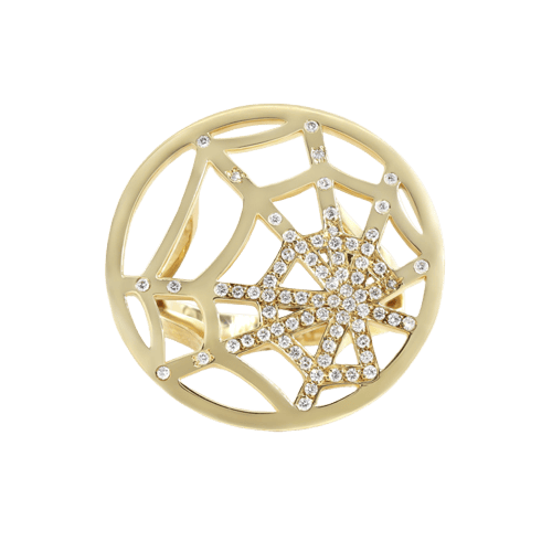 Bague 55 Chaumet Attrape Moi Si Tu M'Aimes - Bague en or jaune et diamants 58 Facettes 61E00476
