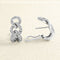Boucles d'oreilles Crivelli - Boucles d’oreilles entrelacées en or blanc et diamants 58 Facettes 66300073