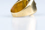 Bague 52 Bague chevalière au rubis en or jaune 18 carats 58 Facettes BGRUVY151-107