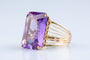 Bague 60 Bague cocktail améthyste en or jaune 18 carats 58 Facettes BGAMVY1502-107