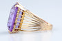 Bague 60 Bague cocktail améthyste en or jaune 18 carats 58 Facettes BGAMVY1502-107