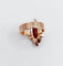 Bague 54.5 Bague marquise antique camée sur agate et diamants en or rose 14k 58 Facettes A06919
