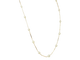 Collier Collier en or jaune à perles – boules alternées par des barres 58 Facettes 33659
