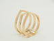 Bague 57 Repossi Antifer - Bague multi-rangs en or rose 18 ct 58 Facettes 33668