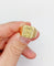 Bague 60.5 Chevalière sceau antique - Bague en or jaune 18k, armoiries françaises 58 Facettes A06922