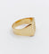 Bague 60.5 Chevalière sceau antique - Bague en or jaune 18k, armoiries françaises 58 Facettes A06922