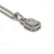 Collier Collier pendentif en or blanc 750 et diamants 58 Facettes 260089R
