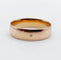 Bague 54 Bague jonc alliance large en or rose 18k, taille 54 (circa 1920) 58 Facettes A06924