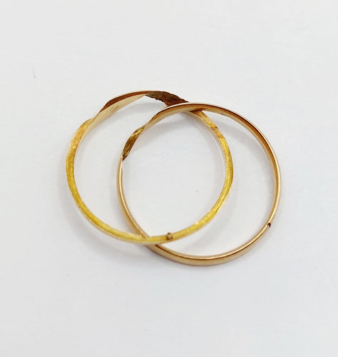 Bague 60 Alliance victorienne jumelée en or 18k 58 Facettes A06927