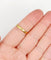 Bague 60 Alliance jumelée victorienne en or jaune 18k (circa 1880) 58 Facettes A06927