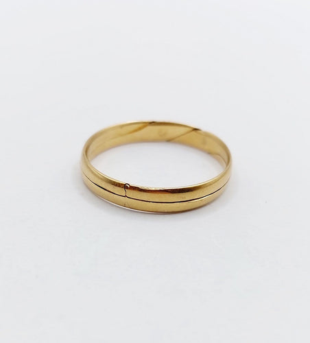 Bague 60 Alliance victorienne jumelée en or 18k 58 Facettes A06927