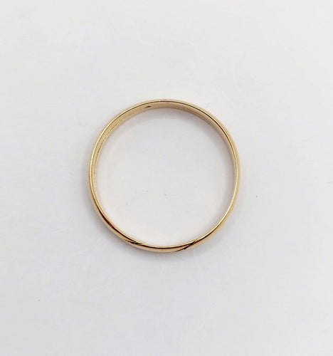 Bague 60 Alliance victorienne jumelée en or 18k 58 Facettes A06927