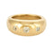 Bague 53 Bague jonc trilogie diamants en or jaune 58 Facettes GU265