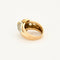 Bague 59.5 Bague Tank en Or Jaune, Platine et 2 Diamants de 0,50ct 58 Facettes CHAL0518