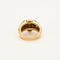Bague 59.5 Bague Tank en Or Jaune, Platine et 2 Diamants de 0,50ct 58 Facettes CHAL0518