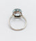 Bague 54 Bague cocktail Art déco en or blanc 18k avec aigue-marine 4,80 ct 58 Facettes A06932