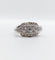 Bague 57 Bague chevalière Art déco en or blanc 18k et diamants 58 Facettes A06904