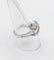 Bague 57 Bague chevalière Art déco en or blanc 18k et diamants 58 Facettes A06904