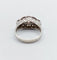 Bague 57 Bague chevalière Art déco en or blanc 18k et diamants 58 Facettes A06904