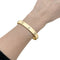 Bracelet Bracelet Buccellati "Macri Classica", deux tons d'or et diamants. 58 Facettes 35442