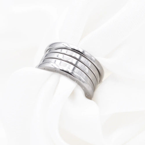 Bague Bague Bulgari B.zero1 en or blanc à 4 anneaux, taille 19/59 58 Facettes 22692
