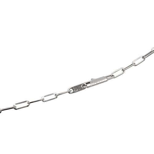 Collier Dinh Van Collier Pendentif Impression Or blanc Diamant 58 Facettes 577667GD