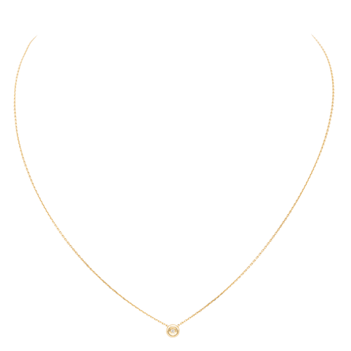 Collier Collier Or jaune Diamant 58 Facettes 579057RV