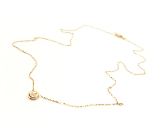 Collier Collier Or rose Diamant 58 Facettes 579068RV