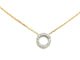 Collier Collier Or rose, Or blanc Diamant 58 Facettes 579194RV