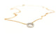 Collier Collier Or rose, Or blanc Diamant 58 Facettes 579194RV