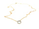 Collier Collier Or rose, Or blanc Diamant 58 Facettes 579194RV